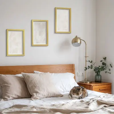 Zidna galerija slika s motivom elegantne mramorne teksture