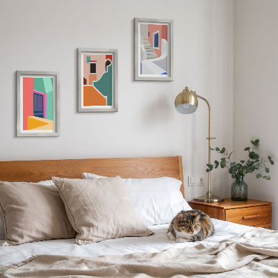 Komplet slika u okviru Šarene ilustracije zgrada modernog stila