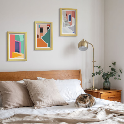 Komplet slika u okviru Šarene ilustracije zgrada modernog stila
