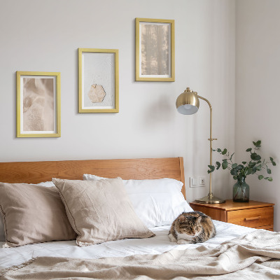 Set 3 slike u okviru Suptilne teksture u prirodnom boho stilu