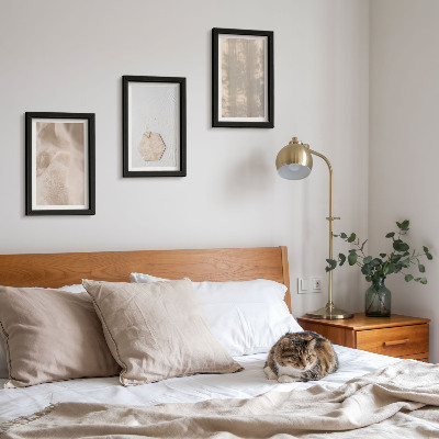 Set 3 slike u okviru Suptilne teksture u prirodnom boho stilu