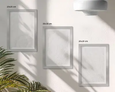 Zidna galerija slika elegantni mramorni uzorak s linearnom kamenom strukturom
