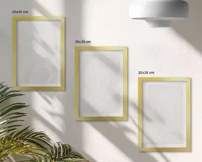 Zidna galerija slika elegantni mramorni uzorak s linearnom kamenom strukturom