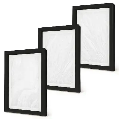 Zidna galerija slika elegantni mramorni uzorak s linearnom kamenom strukturom