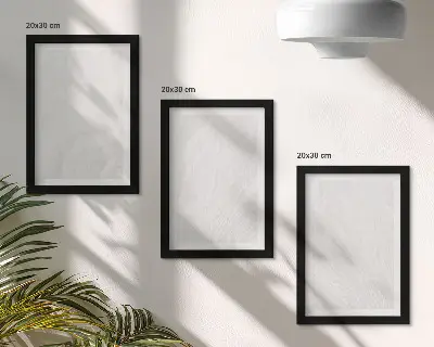 Zidna galerija slika elegantni mramorni uzorak s linearnom kamenom strukturom