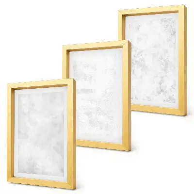 Komplet slika u okviru bijele mrlje na minimalističkoj pozadini
