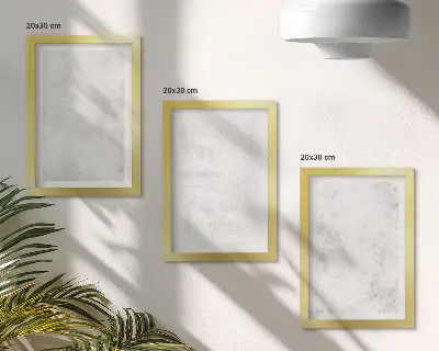 Komplet slika u okviru bijele mrlje na minimalističkoj pozadini