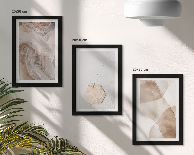Zidna galerija slika Dizajnerska apstrakcija inspirirana prirodom
