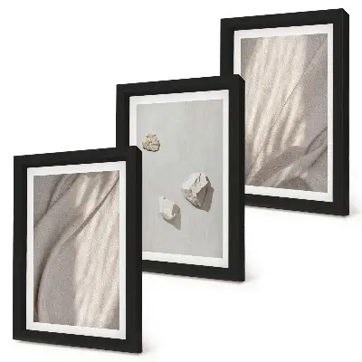Set 3 slike u okviru krupni kadar modernih građevina u boho stilu