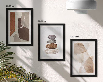 Set 3 slike u okviru Apstraktno slikarstvo modernih ukrasa
