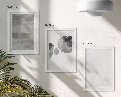 Zidna galerija slika apstraktni oblici i strukture modernog stila