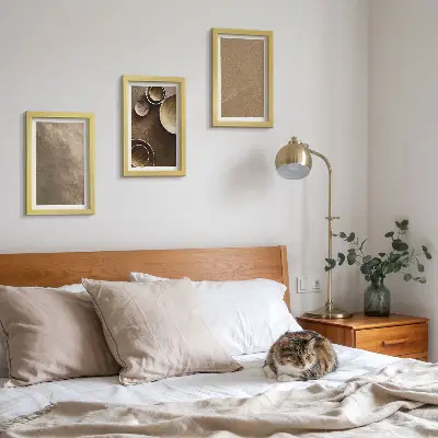 Kamene konstrukcije u modernom minimalističkom stilu set 3 slike u okviru