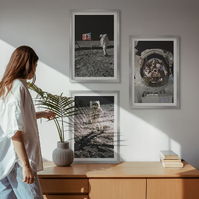 Set 3 slike u okviru Slijetanje NASA-inih astronauta na Mjesec