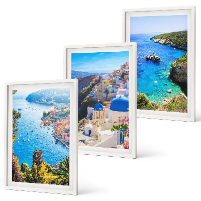 Zidna galerija Grčki pogled na Santorini i Oiu
