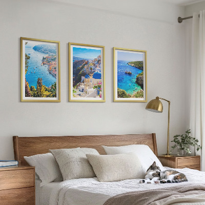 Zidna galerija Grčki pogled na Santorini i Oiu