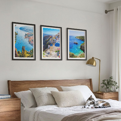 Zidna galerija Grčki pogled na Santorini i Oiu