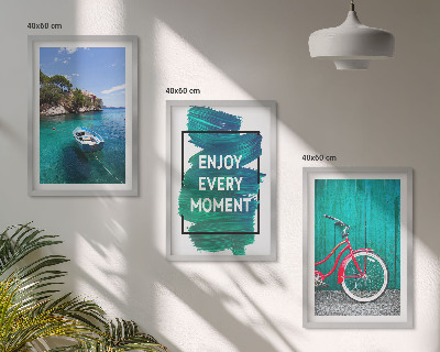Triptih u okviru Inspiracija za biciklizam na morskom brodu
