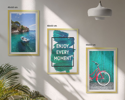 Triptih u okviru Inspiracija za biciklizam na morskom brodu
