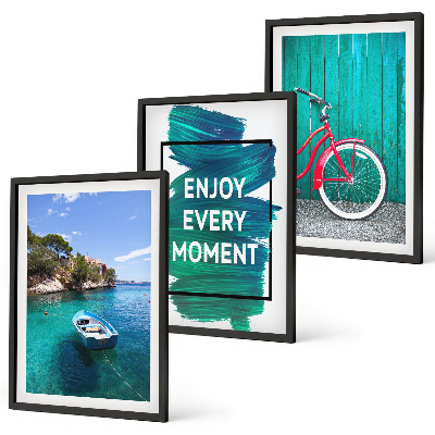 Triptih u okviru Inspiracija za biciklizam na morskom brodu