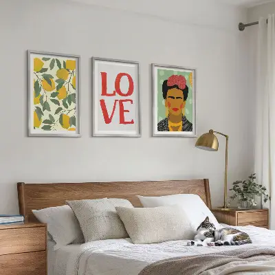 Zidna galerija portret Fride s motivom limuna