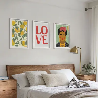 Zidna galerija portret Fride s motivom limuna