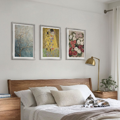 Set 3 slike u okviru Slika cvijeća na drvetu Klimt
