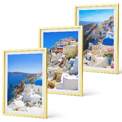 Krajobrazna arhitektura Oia Santorini triptih u okviru