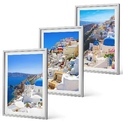 Krajobrazna arhitektura Oia Santorini triptih u okviru