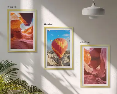 Zidna galerija pustinjski klanci balonom
