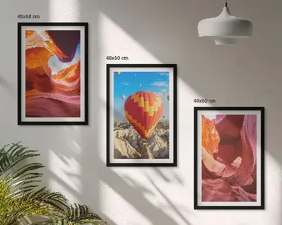 Zidna galerija pustinjski klanci balonom