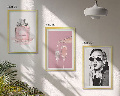 Zidna galerija Elegantni ružičasti dodaci