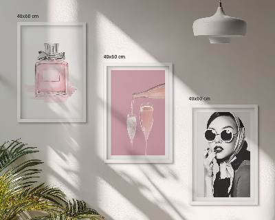 Zidna galerija Elegantni ružičasti dodaci
