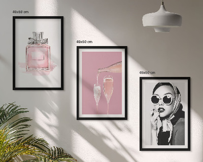 Zidna galerija Elegantni ružičasti dodaci