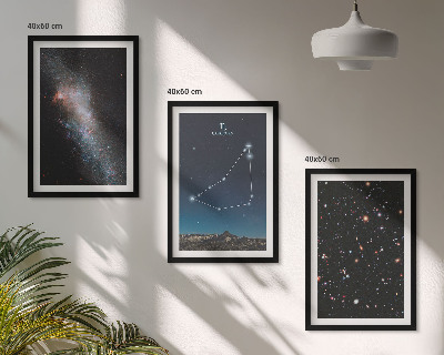 Triptih u okviru Galaksija u zviježđu Jarca