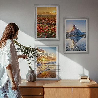 Zidna galerija Krajolici planina i mora na zapadu