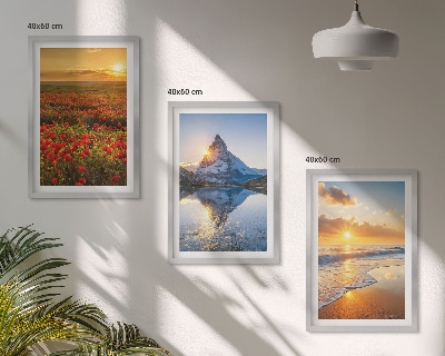 Zidna galerija Krajolici planina i mora na zapadu