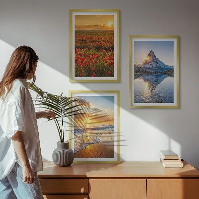 Zidna galerija Krajolici planina i mora na zapadu