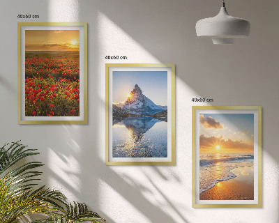Zidna galerija Krajolici planina i mora na zapadu