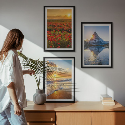 Zidna galerija Krajolici planina i mora na zapadu