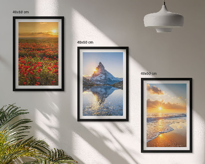 Zidna galerija Krajolici planina i mora na zapadu