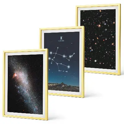 Zidna galerija motiv zodijačka galaksija Blizanci