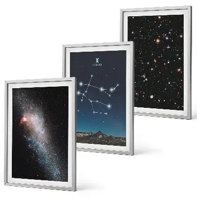 Zidna galerija motiv zodijačka galaksija Blizanci