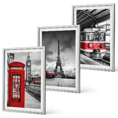 Triptih ikona London i Pariz u okviru