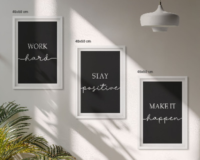 Zidna galerija Elegantni motivi na crnoj podlozi