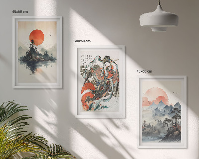 Zidna galerija Azijske japandi slike