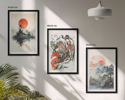 Zidna galerija Azijske japandi slike