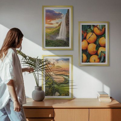 Zidna galerija Vodopad Narančaste planine