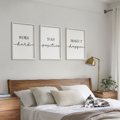 Zidna galerija Minimalistički motivacijski natpisi