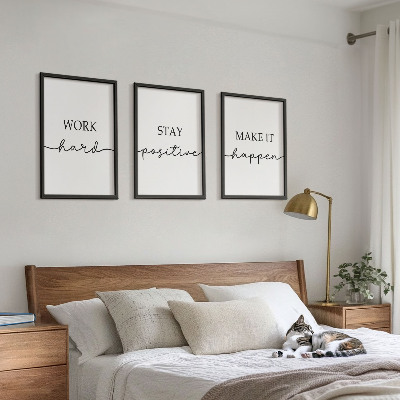 Zidna galerija Minimalistički motivacijski natpisi