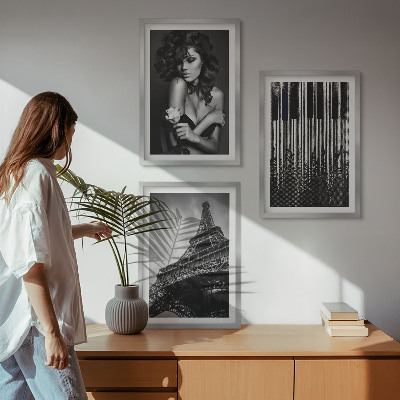 Zidna galerija Portret žene s Eiffelovom ružom